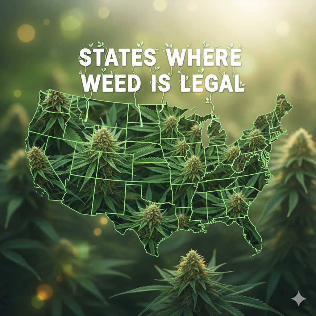 Which Are the States Where Weed is Legal? Find Out Here!